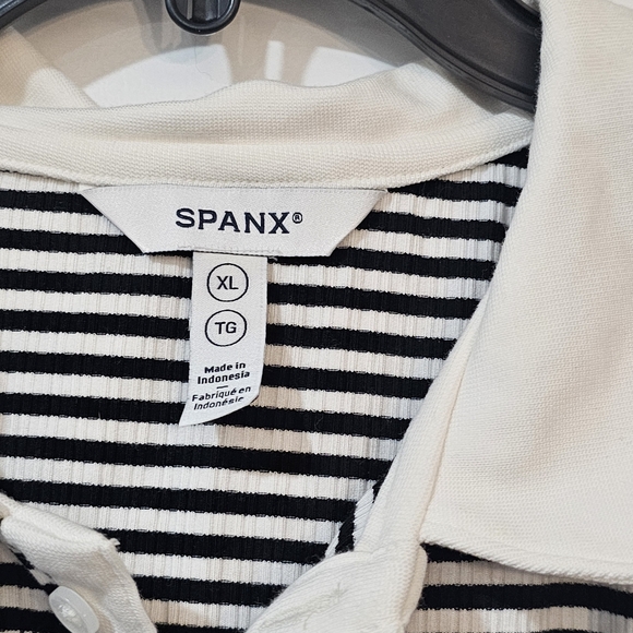 Spanx Streched Stripped Top Size XL - Picture 4 of 8